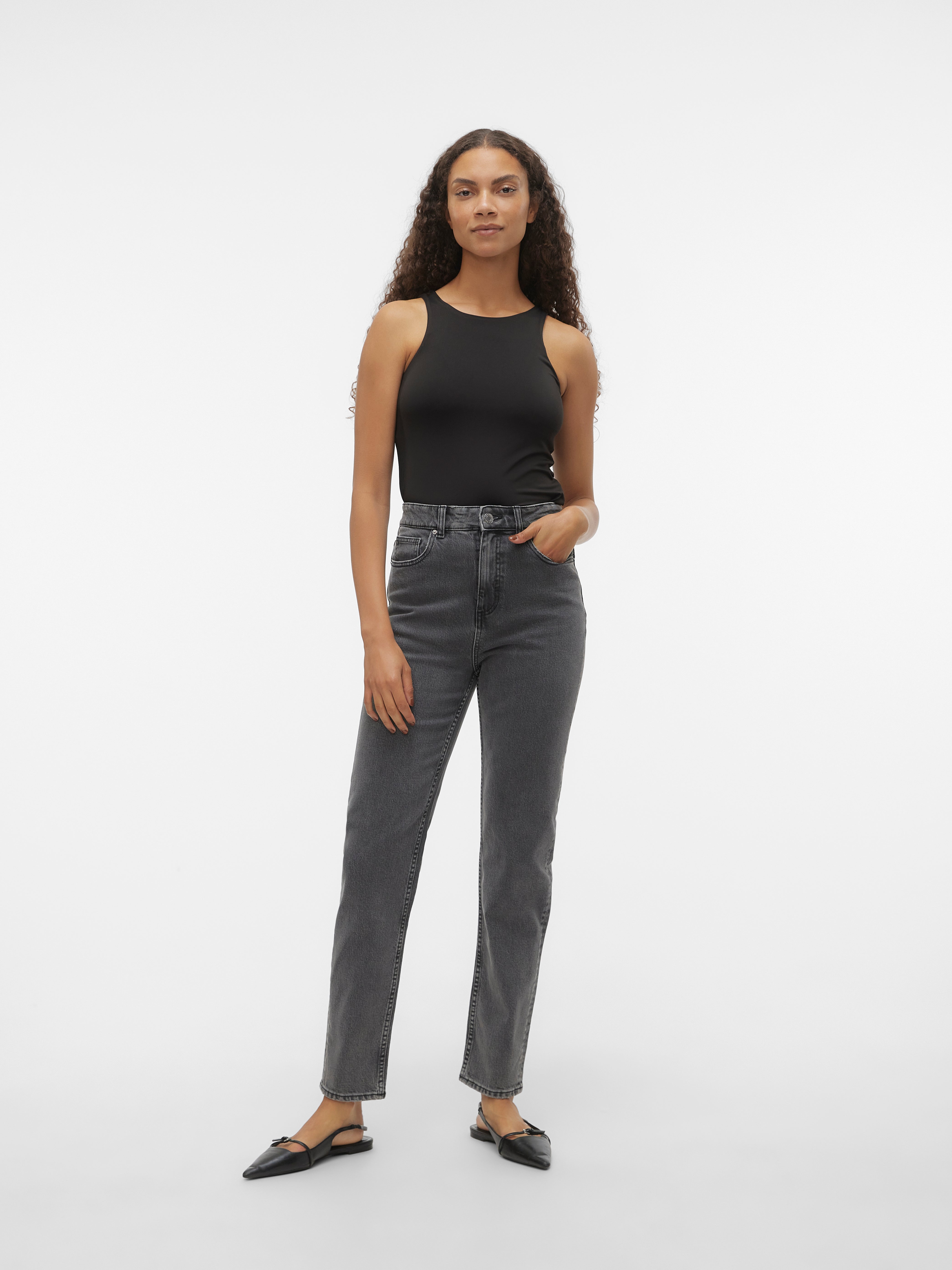 VMCARRIE Super High Rise Hohe Taille Jeans