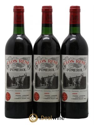 Clos René  1985 - Lot de 3 Bouteilles