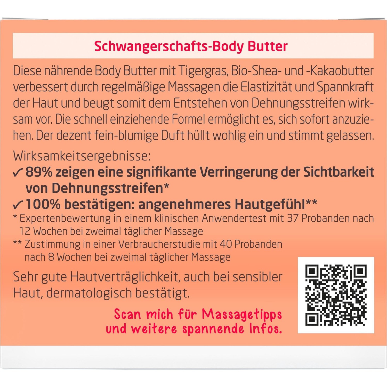 Schwangerschafts - Body Butter