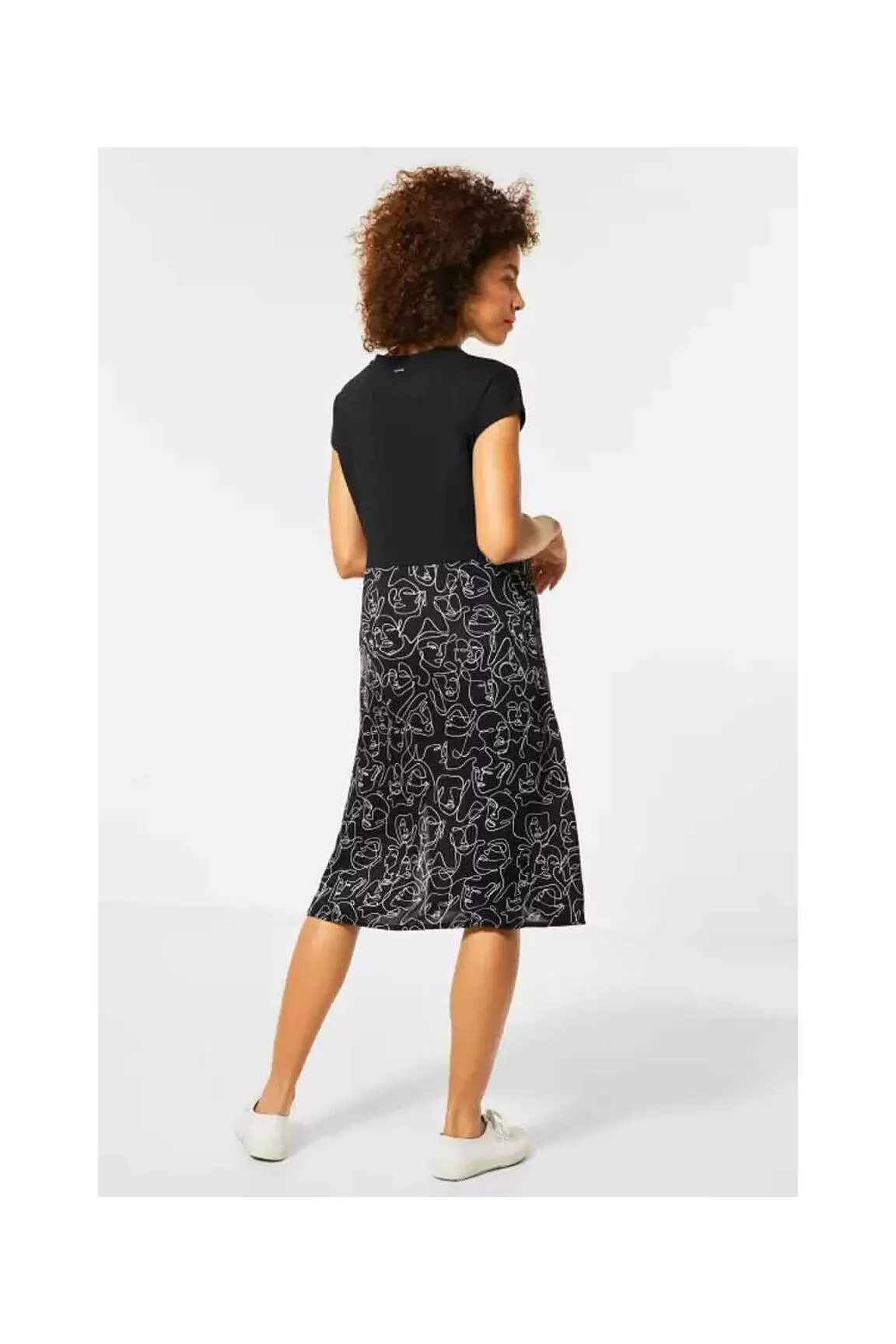 Street One Robes Mi Longues Femme couleur noir