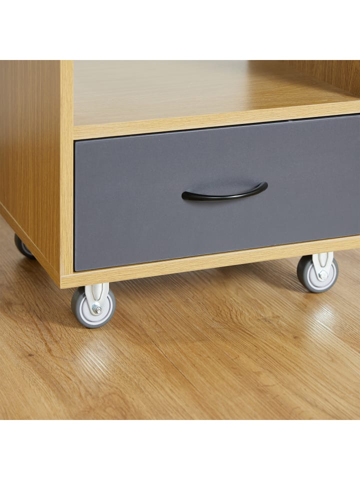 relaxdays 4 x Bockrolle in Grau/ Silber - 50 mm günstig kaufen onesize
