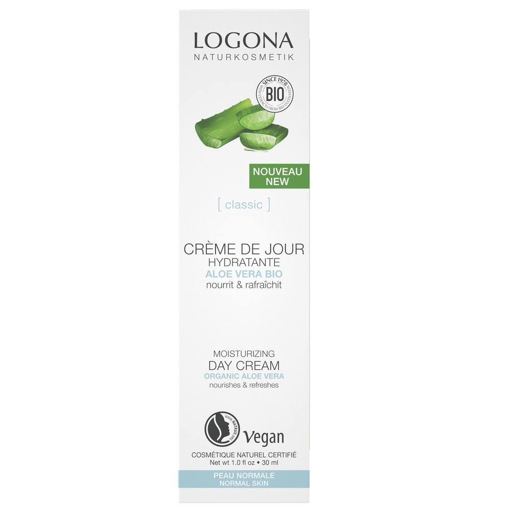 logona Crème de jour hydratante aloe vera bio,30 ml Crèmes visage