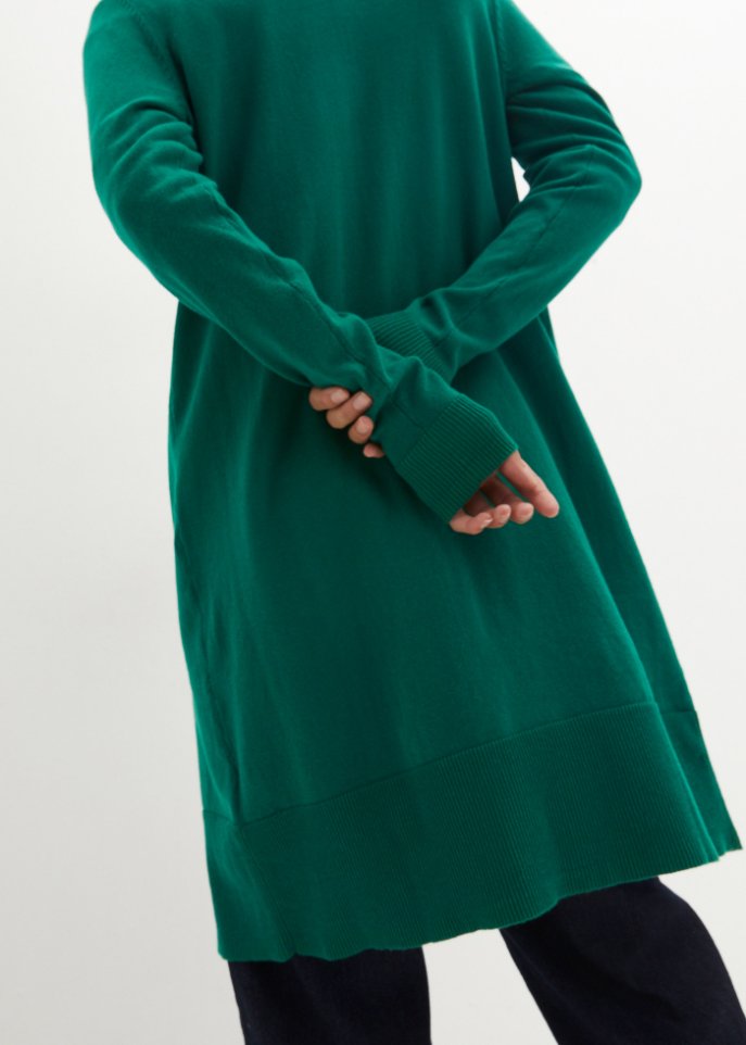 Longstrickjacke