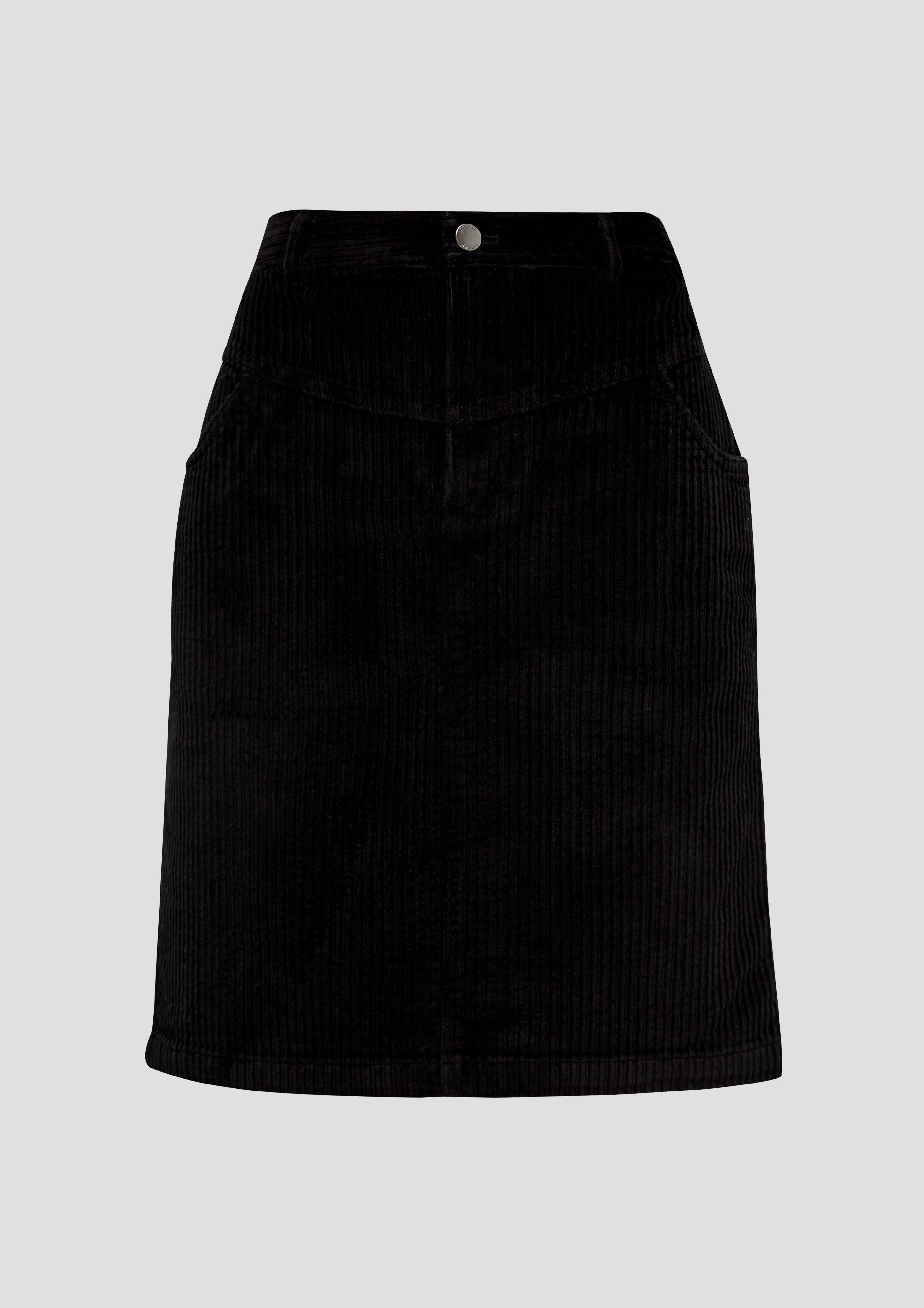 Cordrock aus Baumwollstretch  2136272-9999
