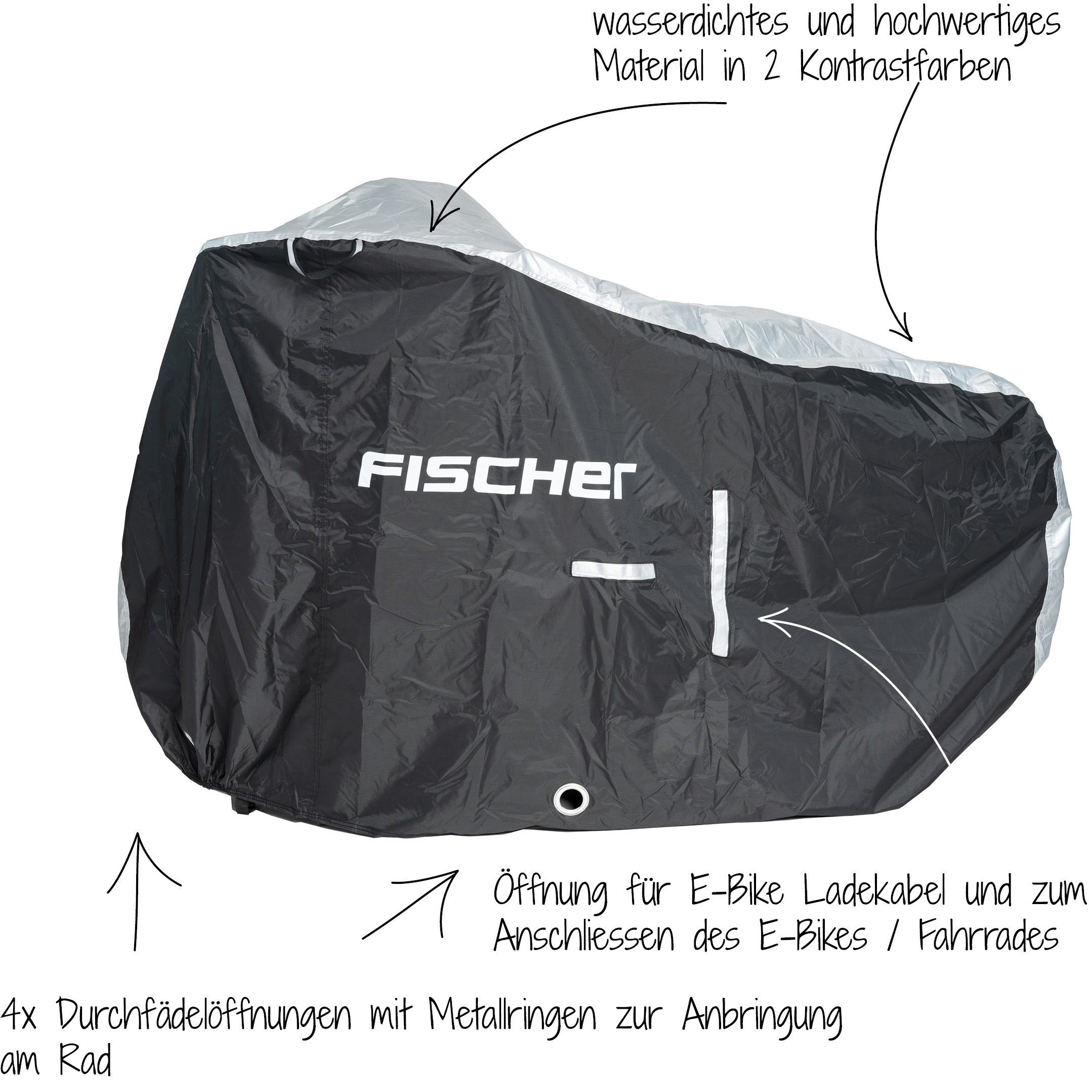FISCHER Fahrrad Fahrradschutzhülle Fahrradgarage Premium