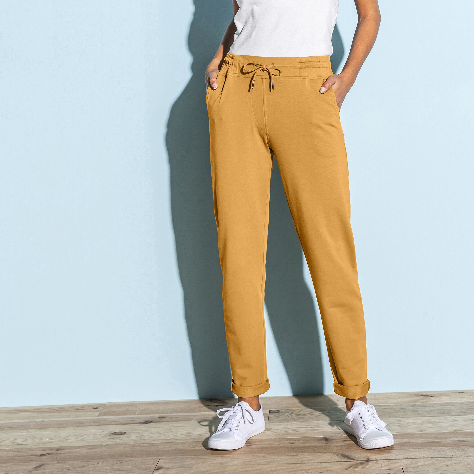Pantalon jogpant ceinture élastiquée molleton