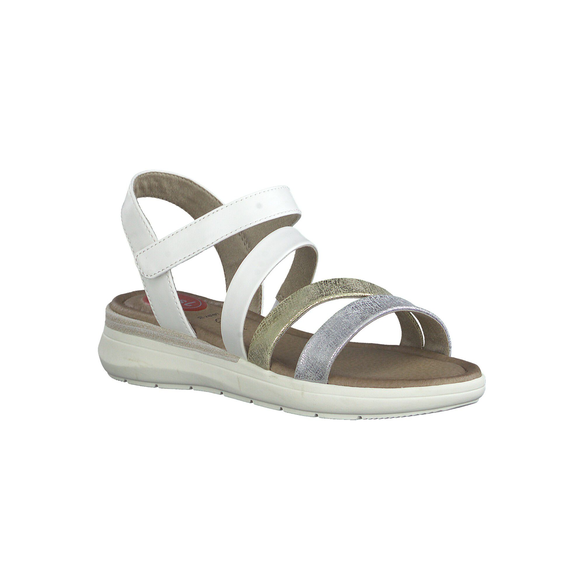 Sandales multibrides scratchées cheville
