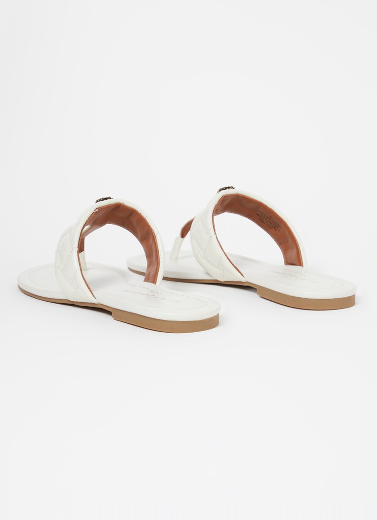 Kurt Geiger Kensington calfskin slipper with metallic finish