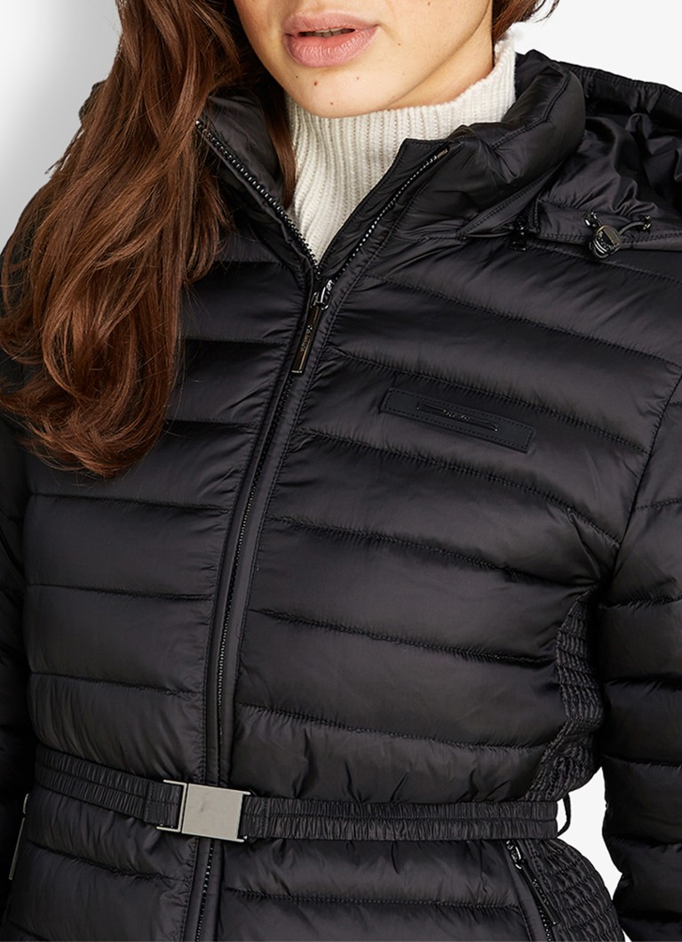 Calvin Klein satin puffer jacket with logo