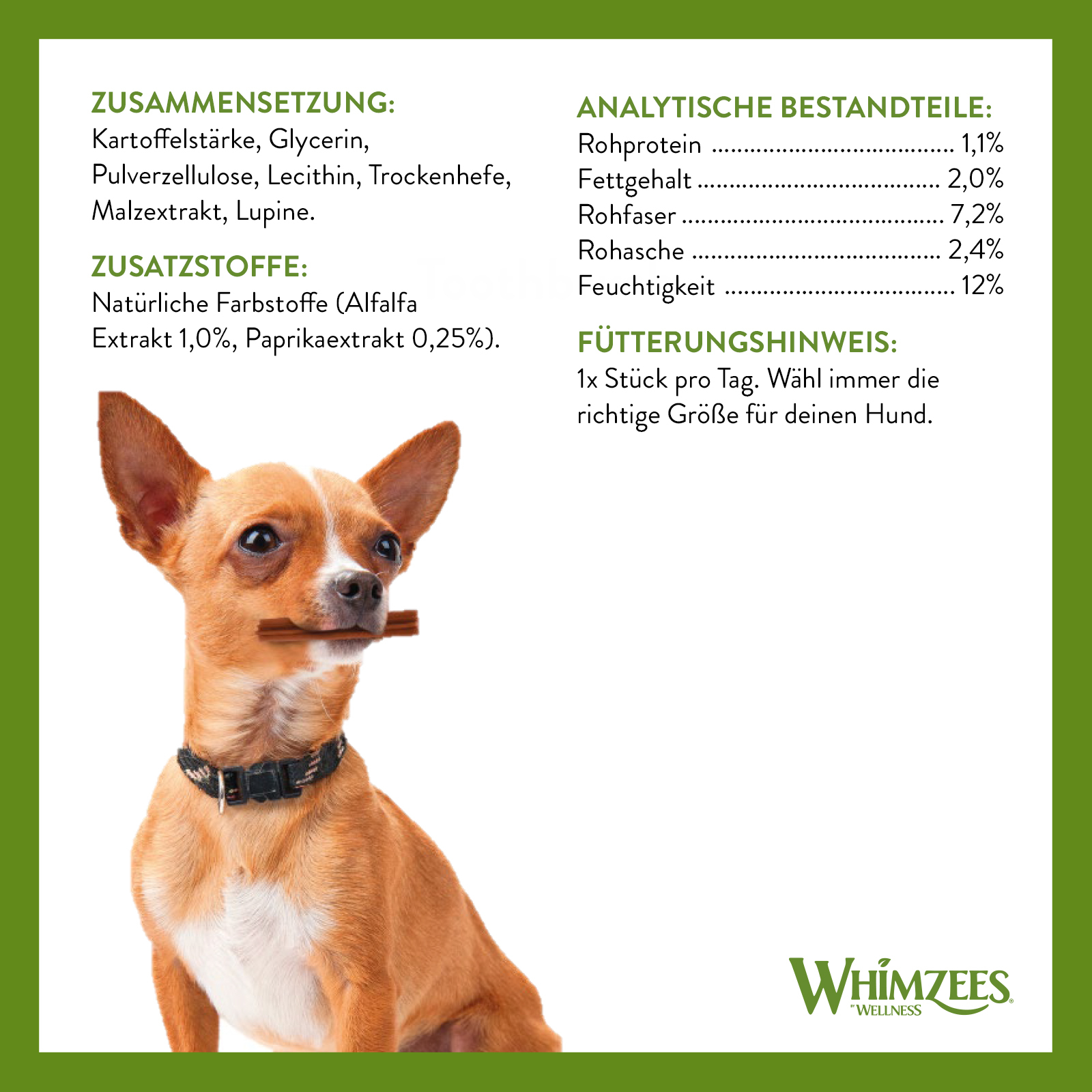 WHIMZEES Snacks WHIMZEES Zahnpflegesnacks Stix 12+2 Stück