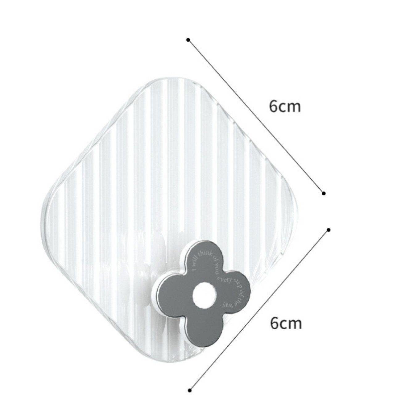 Union Reisen Wandhaken 4 Stück No-Punch-Wandhaken, (4-St)