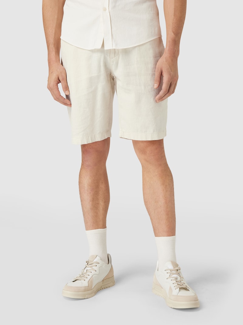 Shorts mit elastischem Bund in kitt