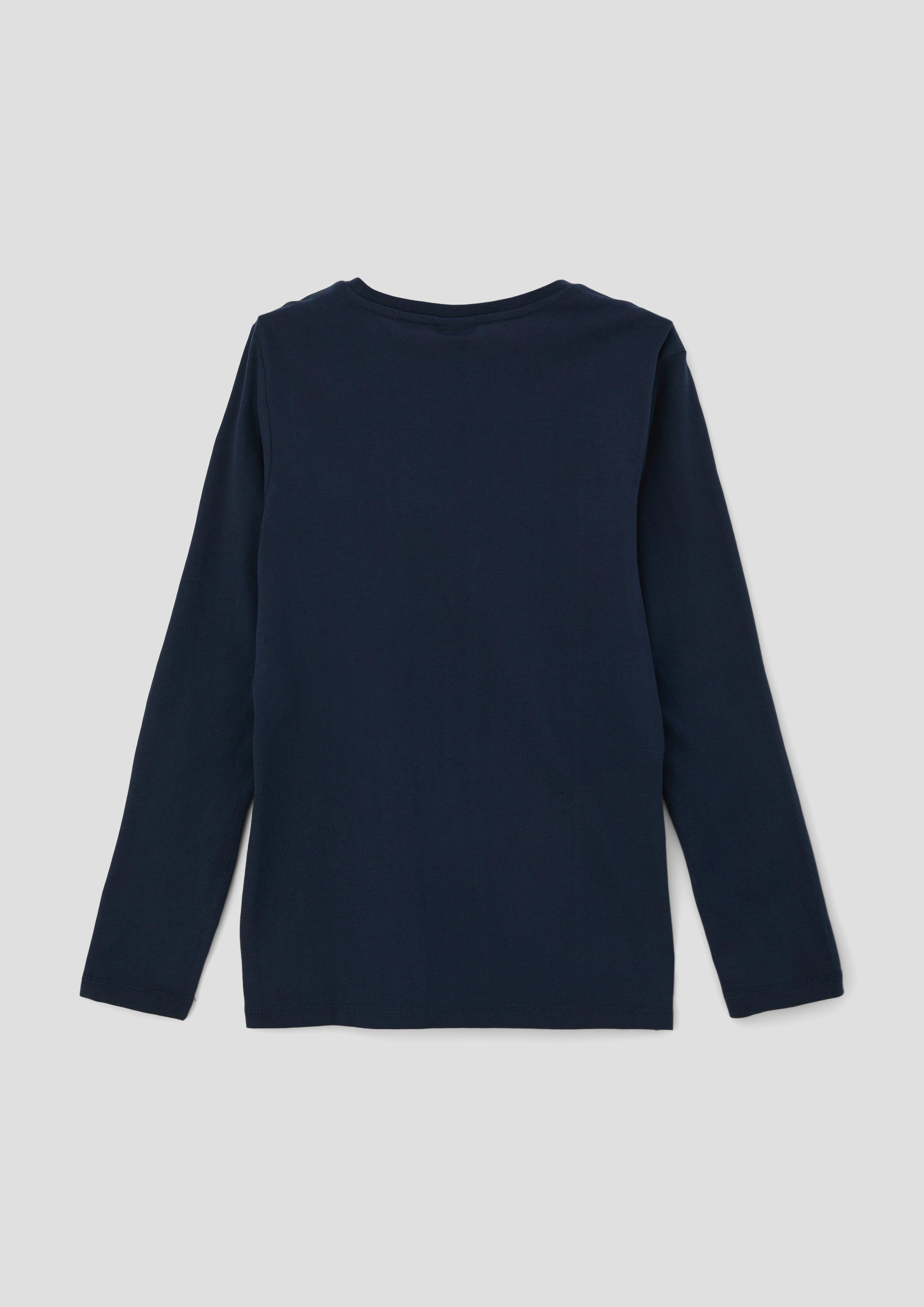 Longsleeve mit gummiertem Print  2134016-5952