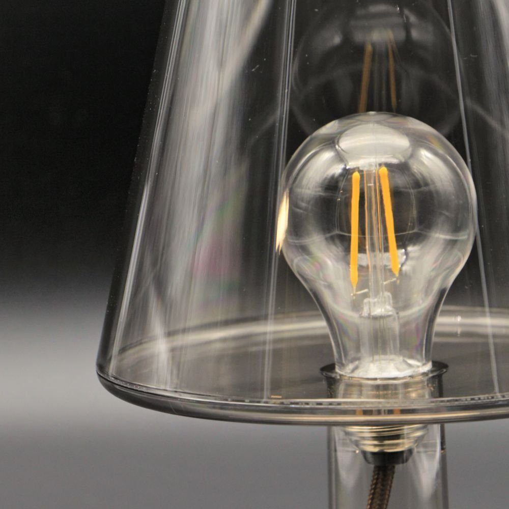 FATBOY LED Tischleuchte Fatboy Transloetje tragbare LED Tischleuchte in Grau, keine Angabe, Leuchtmittel enthalten: Ja, fest verbaut, LED, warmweiss, Tischleuchte, Nachttischlampe, Tischlampe