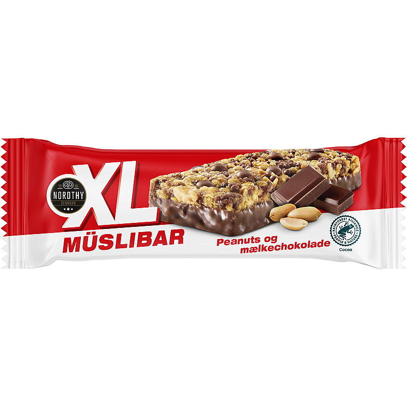 Müslibar 50 g peanøtt/melkesjokolade