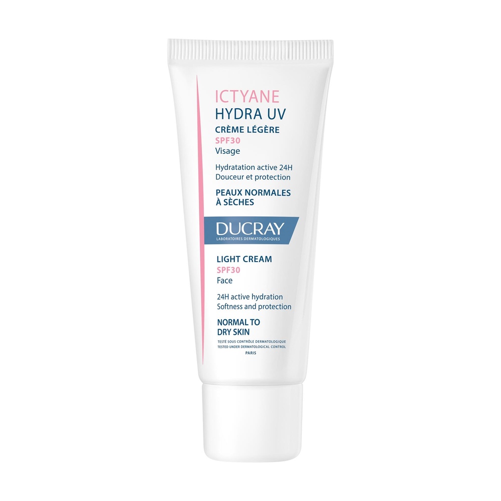 Ducray Ictyane visage creme hydra UV SPF30 - 40  ml Crème hydratante