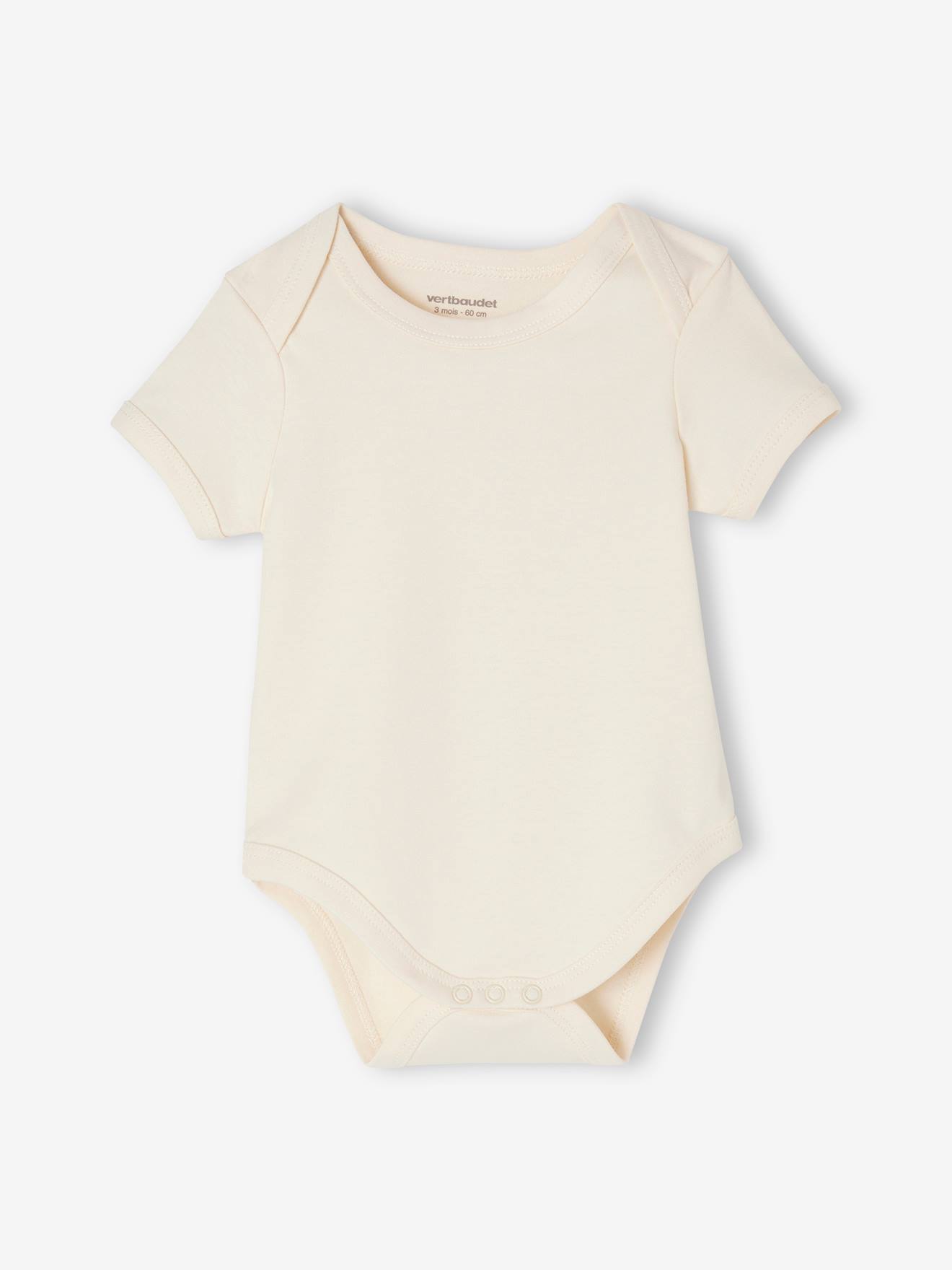 Vertbaudet 7er-Pack Baby Schlupfbodys BASICS Oeko-Tex - mehrfarbig