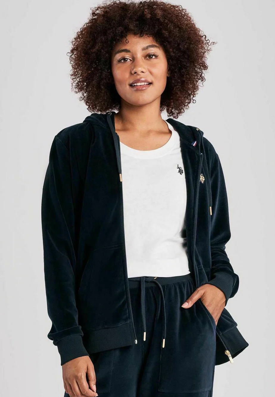 US Polo Assn. LOUNGEWEAR DURU - Sudadera con cremallera