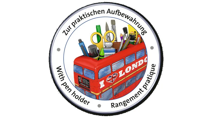 Ravensburger Puzzle - 3D Puzzles - London Bus