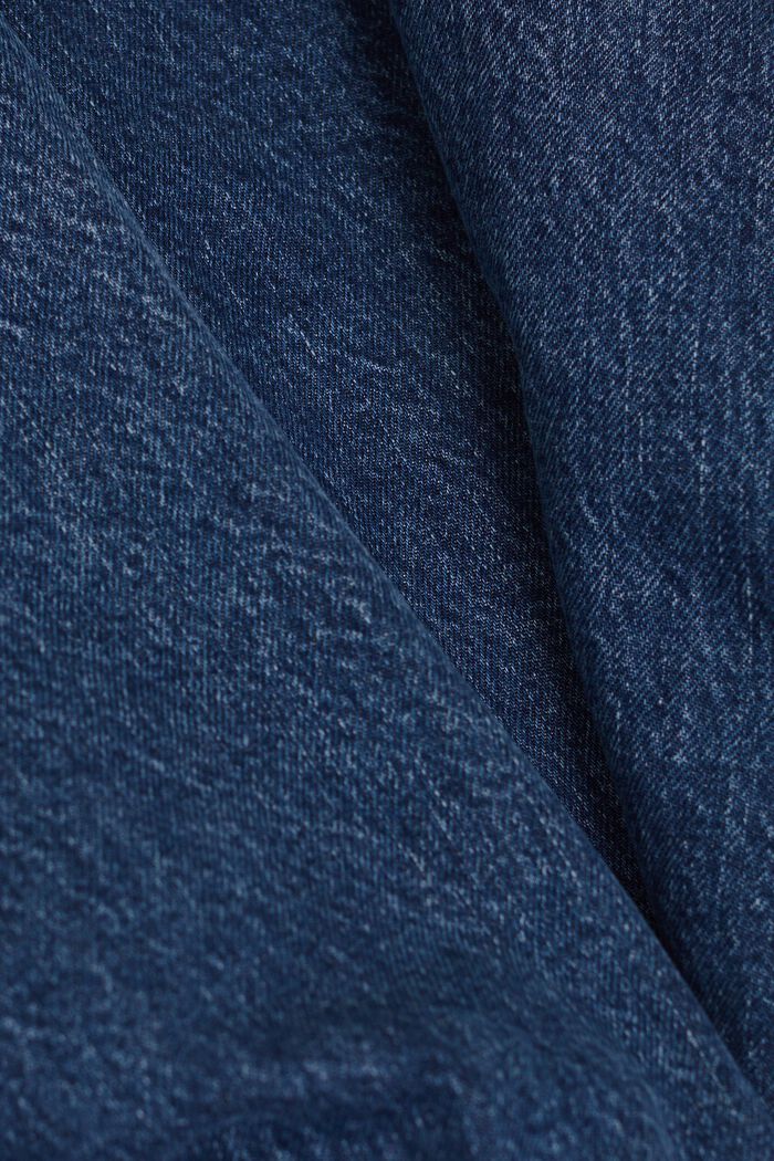 Jeans mit geradem Bein und mittlerer Bundhöhe