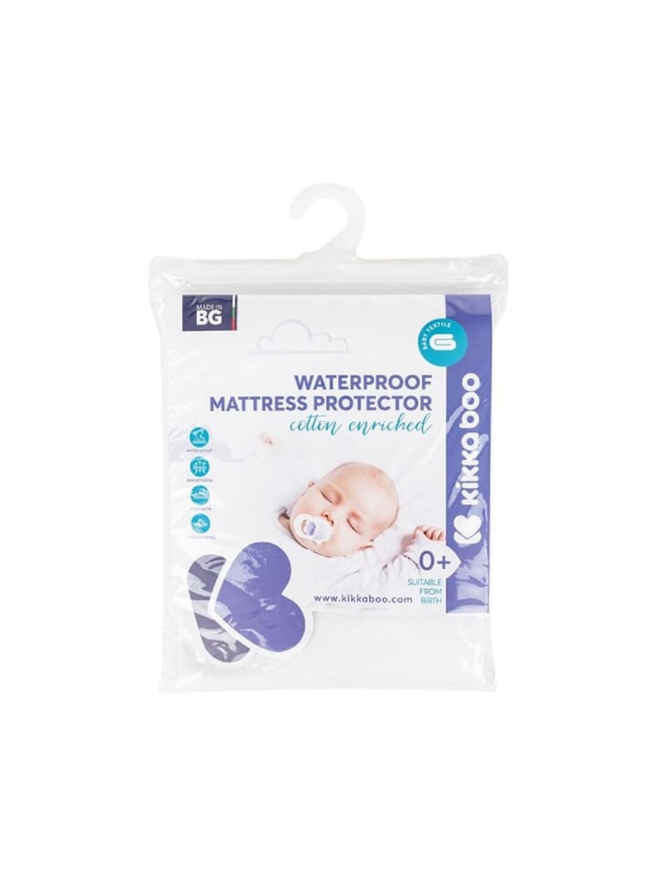 Kikkaboo Babybett-Matratzenschoner in weiß günstig kaufen onesize