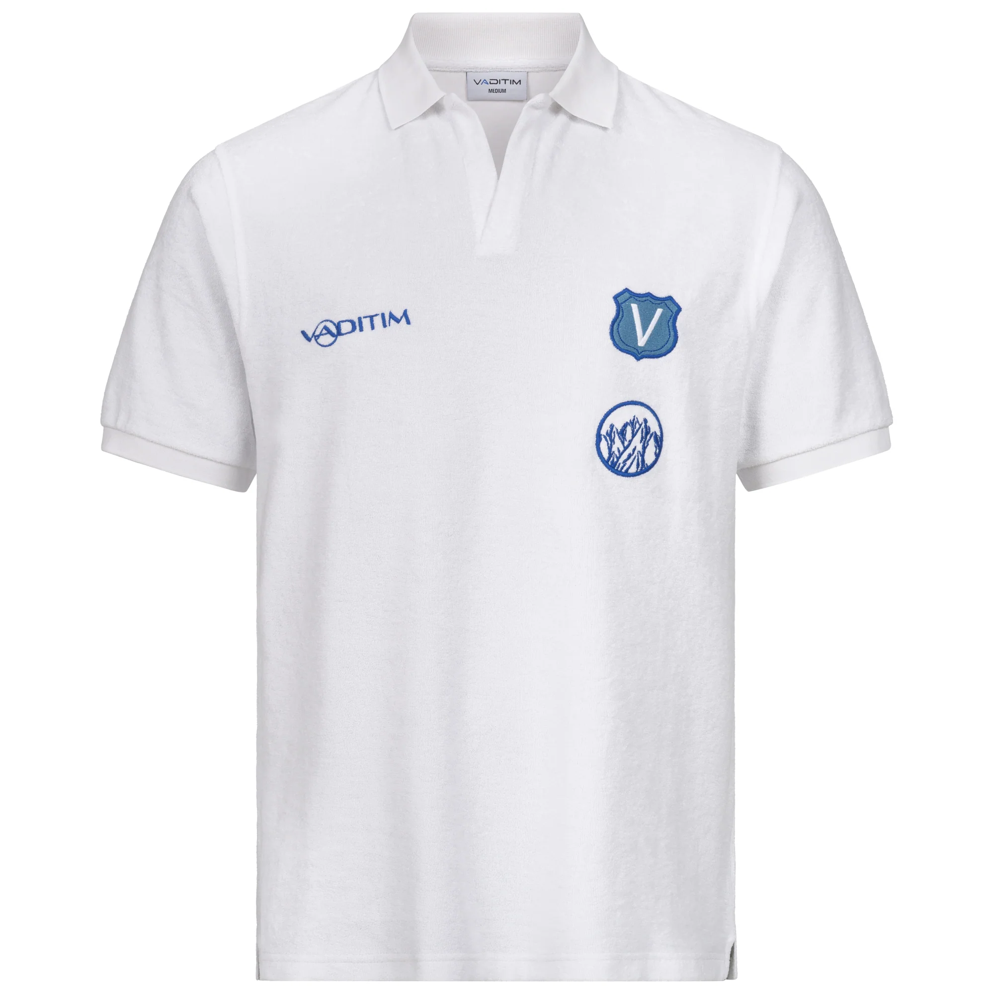Patched Frottee Polo