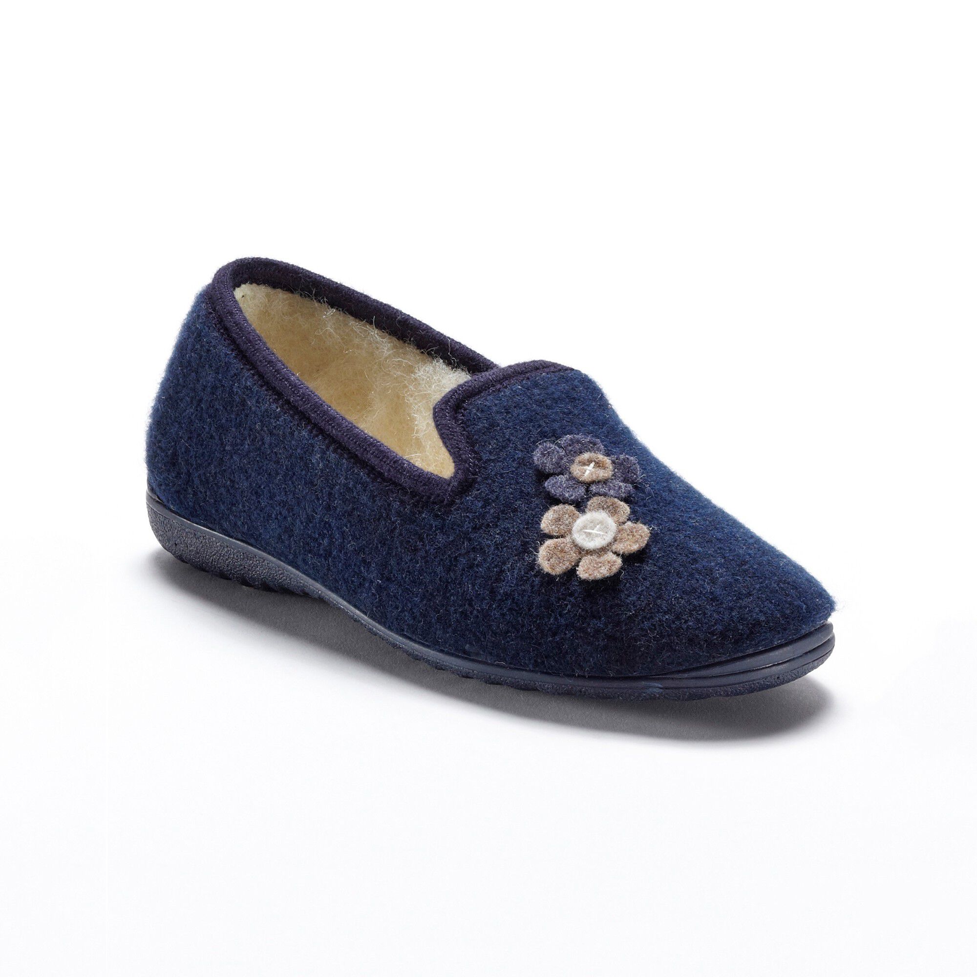 Pantoufles fleurs