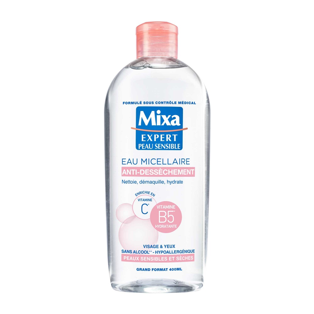 mixa Expert Peau Sensible Eau Micellaire Physiologique Antidessechement