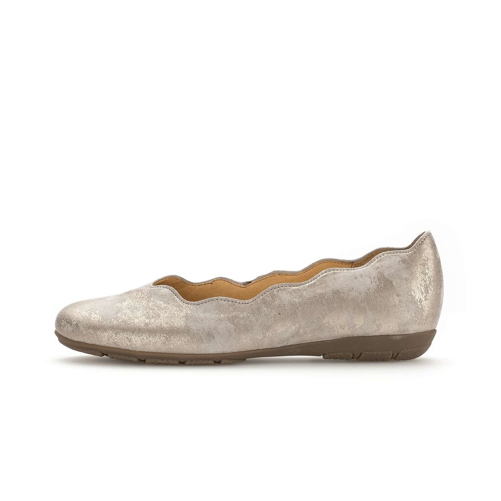 Gabor fashion Eleganter Ballerina grau