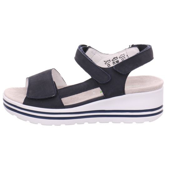 WALDLÄUFER Keilsandalen blau 728003