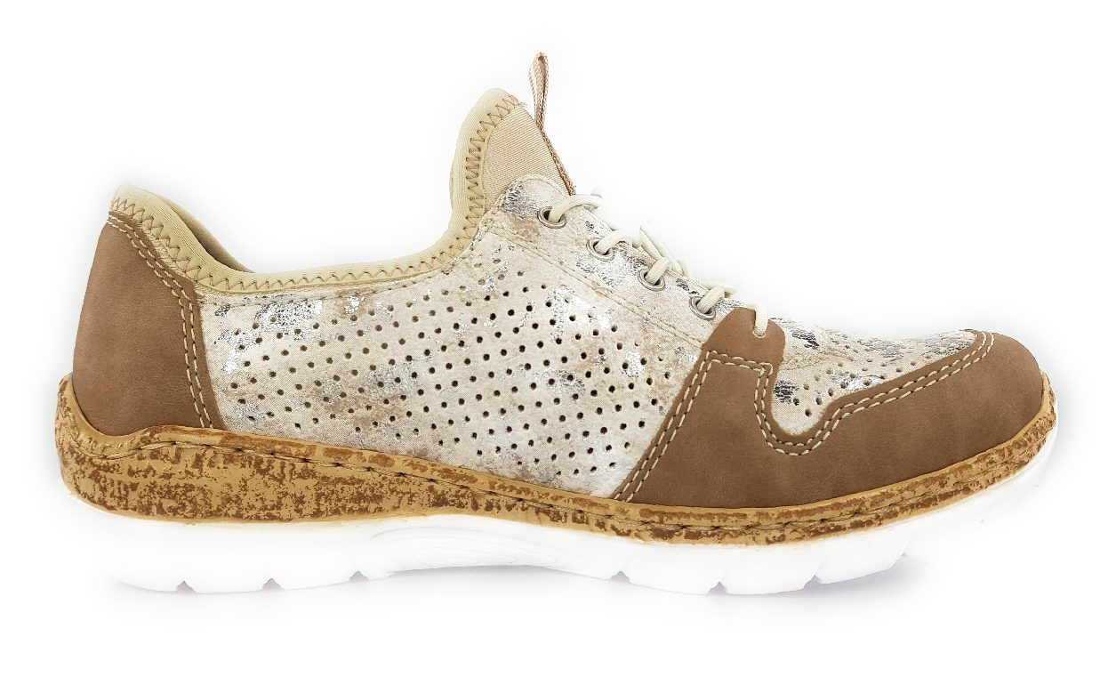 Rieker Nabukino N4255-60 Beige 60 beige-silver