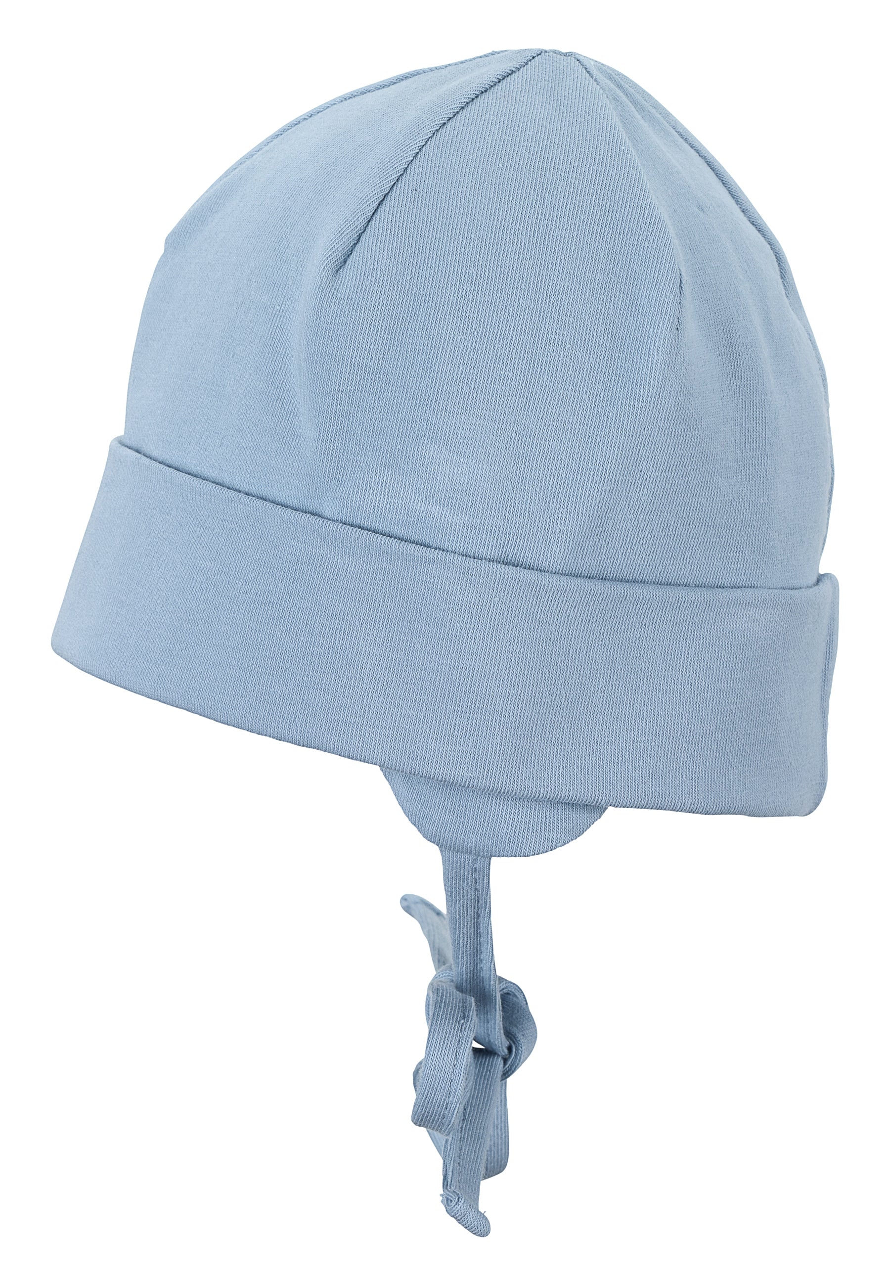 OCS Beanie aus Singlejersey Hellblau, Rosa u. Weiß