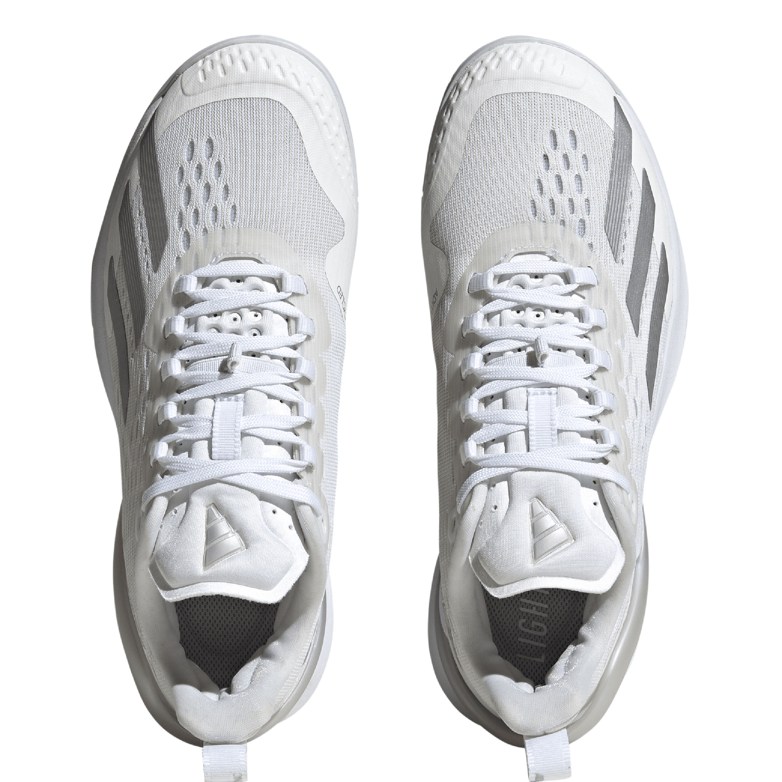Adizero Cybersonic Allcourtschuh Damen - Weiß, Silber