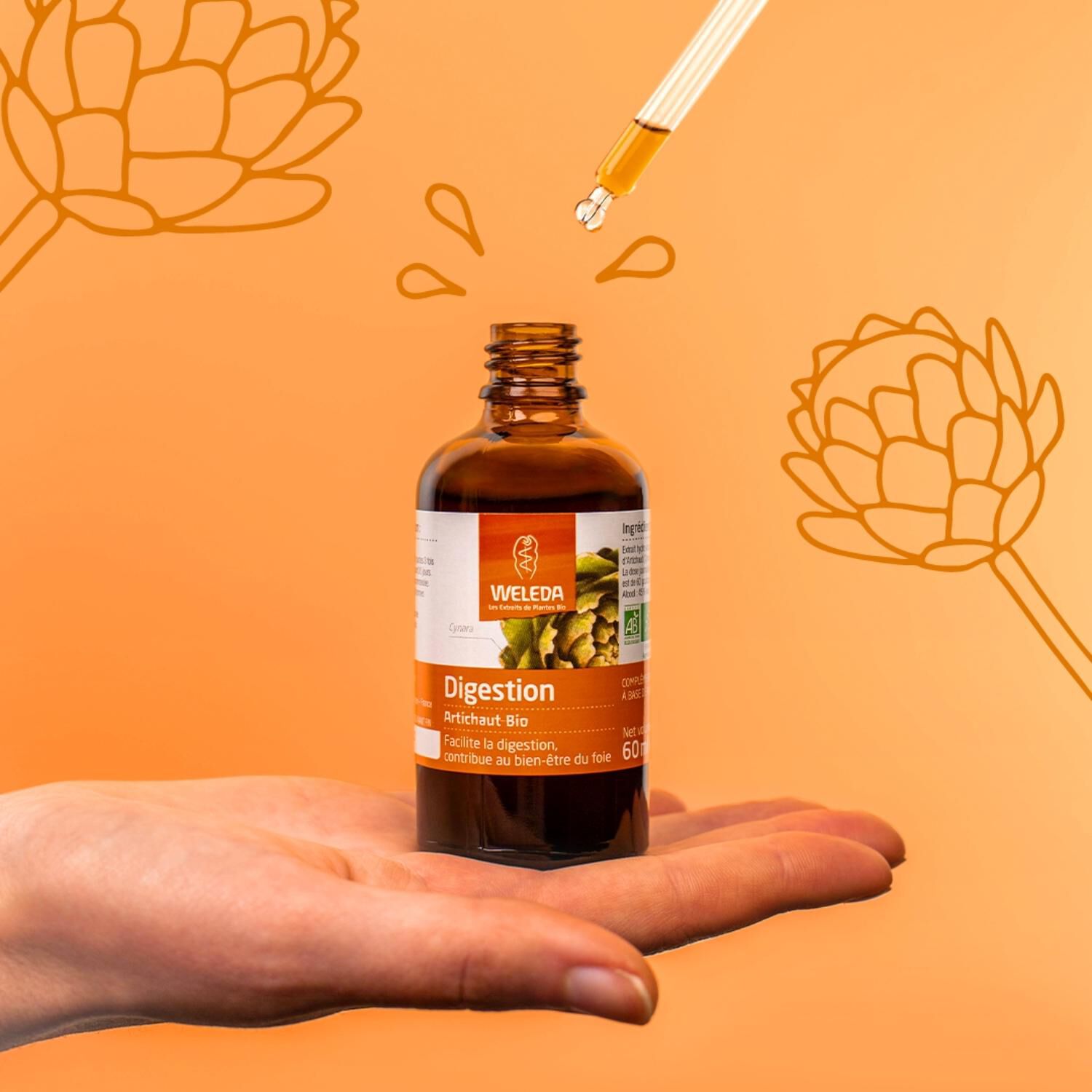 Weleda EPB® Artichaut Bio Digestion - Complément Alimentaire Naturel - 60 ml