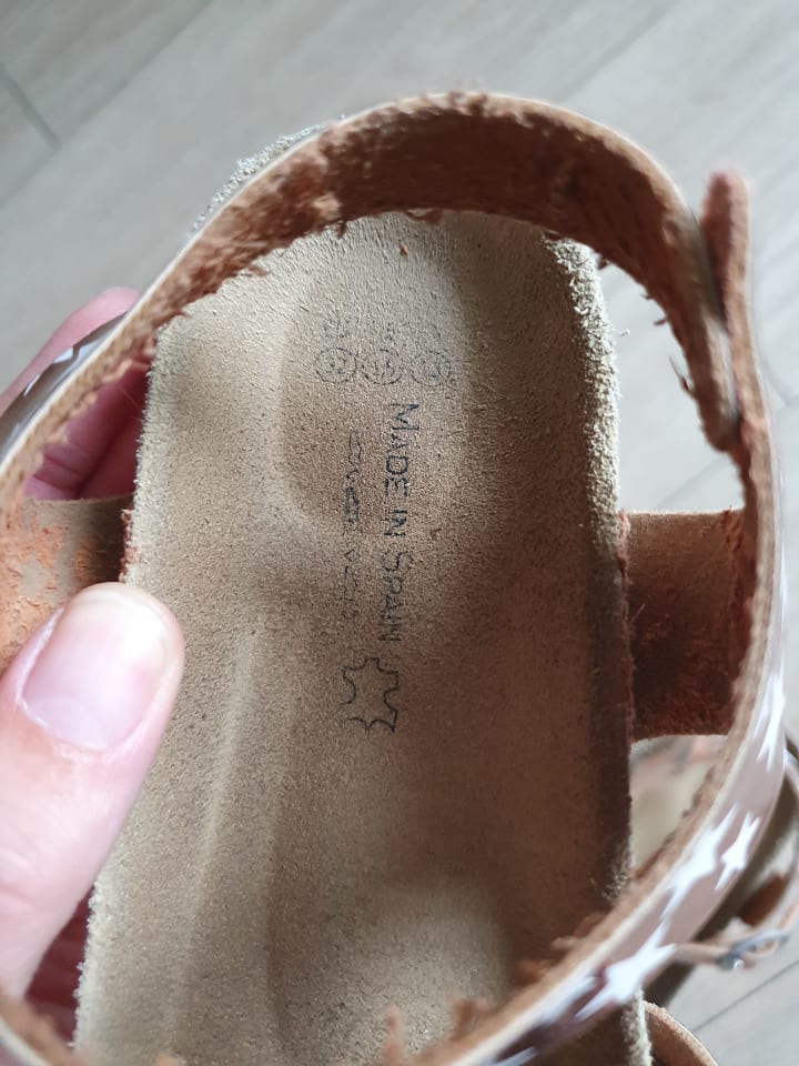 BIO PINGÜIN Sandalen in Bronze/ Weiß günstig kaufen 32