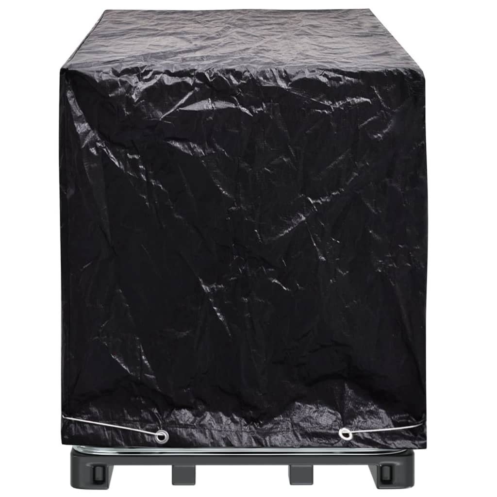 vidaXL Gartenmöbel-Schutzhülle Abdeckung für IBC-Tank 8 Ösen 116x100x120 cm (1-St)
