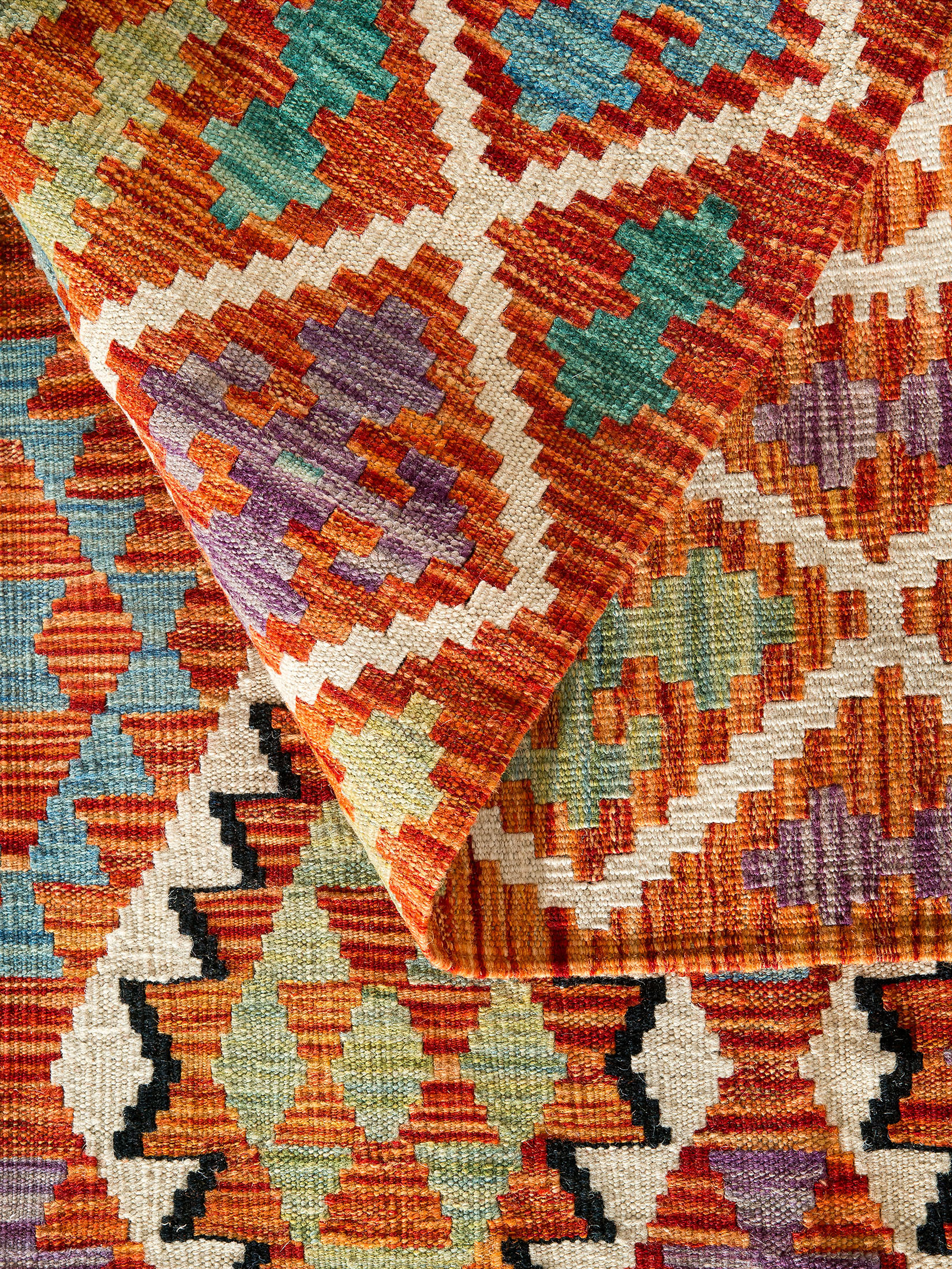 Afghan Kelim ca. 161 x 241 cm, Unikat / Einzelstück