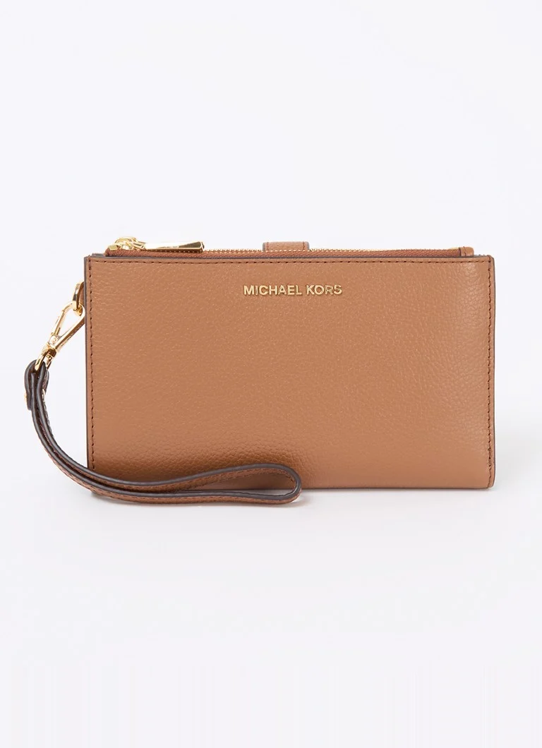 Husă de pașaport Michael Kors Jet Set cu buzunar pentru telefonul mobil