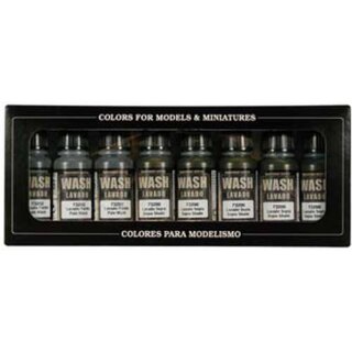 Vallejo Game Color: Washes Set (8)