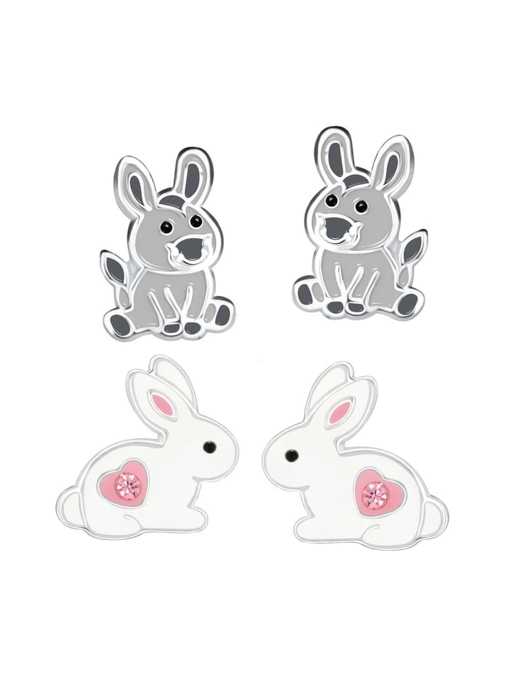 schmuck23 Ohrstecker Set Hase Esel 925 Silber günstig kaufen onesize