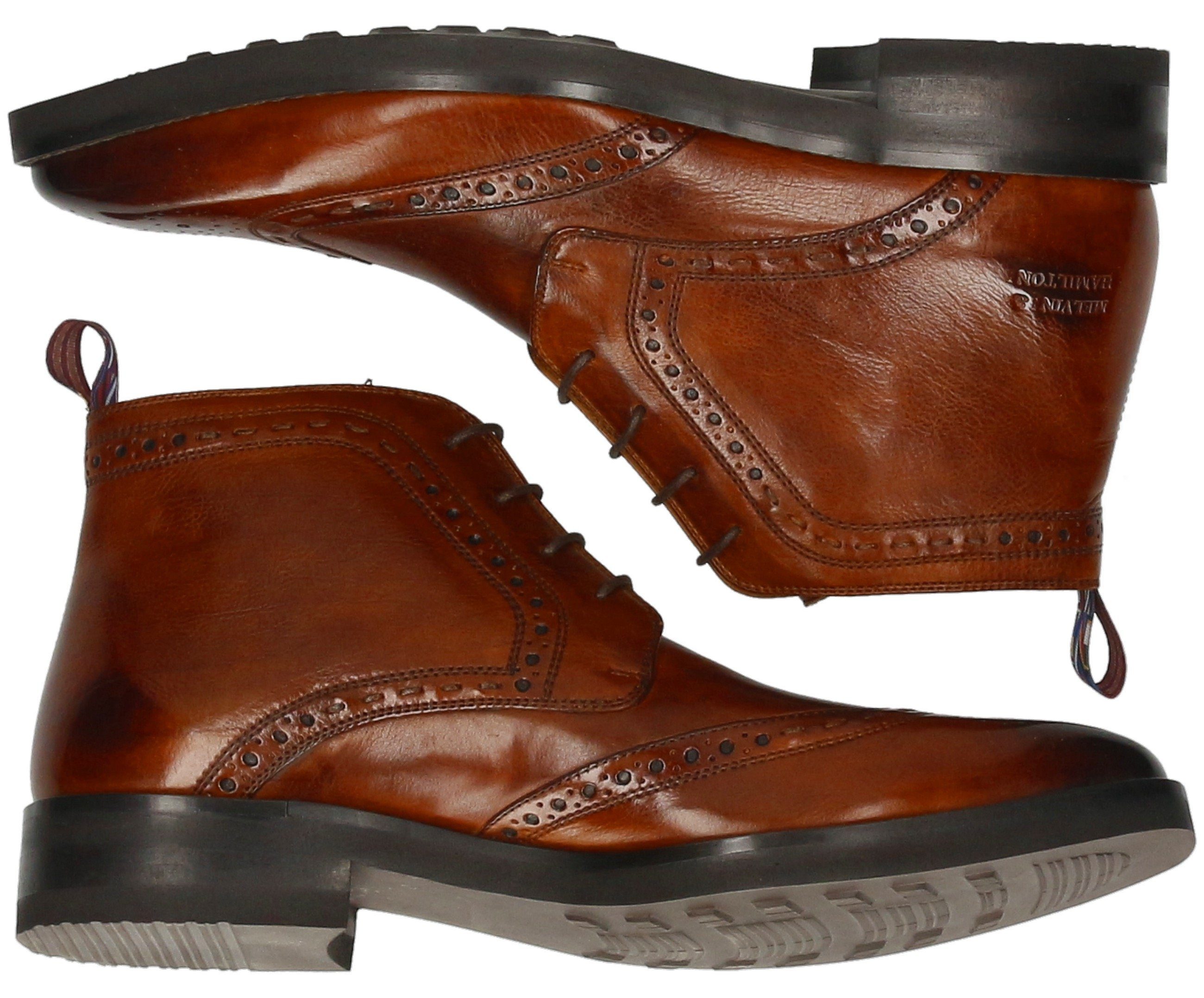 Melvin & Hamilton JEFF 7 Schnürstiefel mit Flügelkappe und Lyralochung