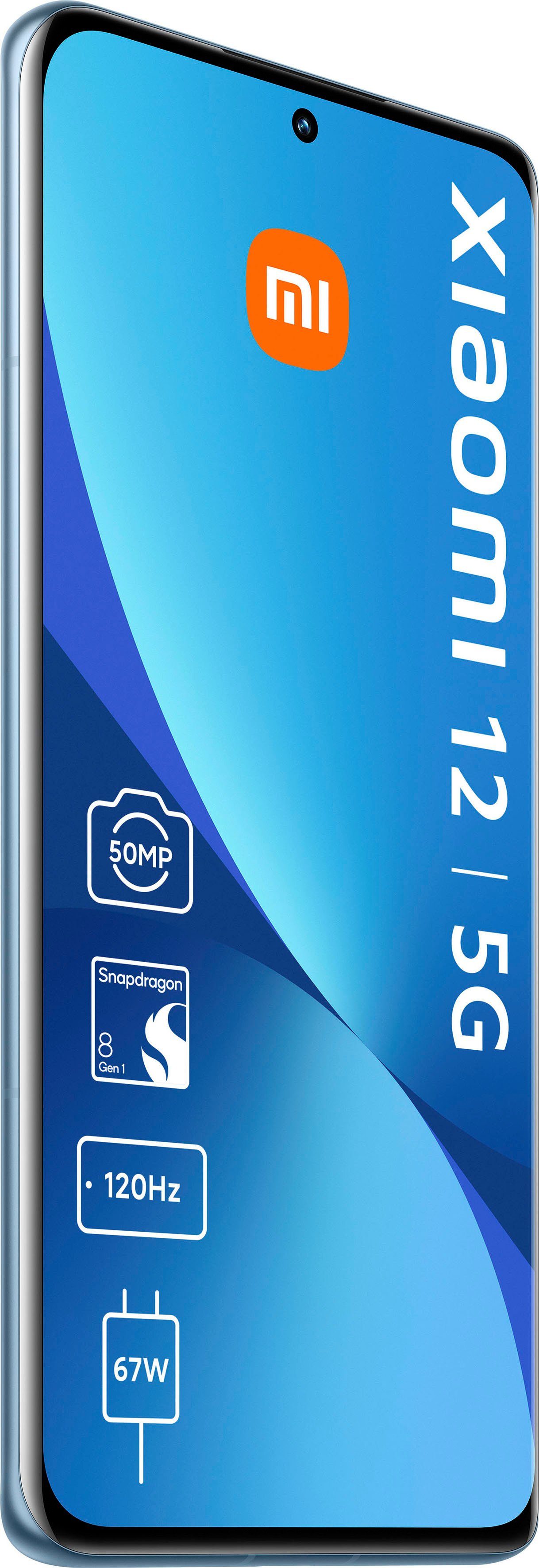 Xiaomi 12 5G Smartphone (15,95 cm/6,28 Zoll, 256 GB Speicherplatz, 50 MP Kamera)