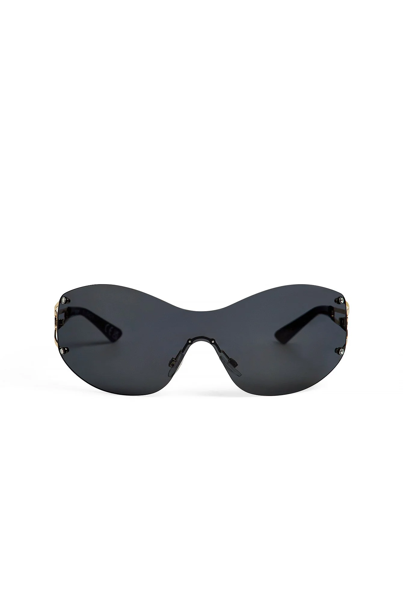 Randlose ovale Sonnenbrille
