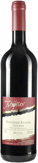 2022 Dornfelder trocken - Weingut Christoph Müller