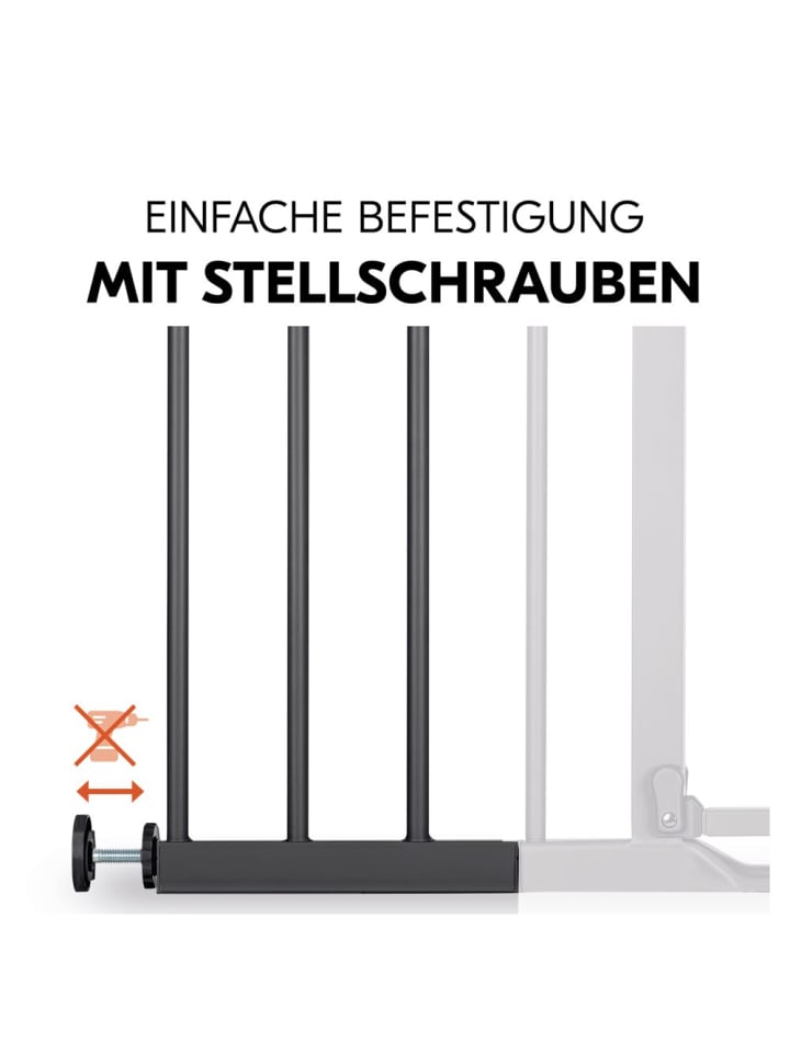 Hauck Türschutzgitter Verlängerung Safety Gate Extension in schwarz günstig kaufen onesize