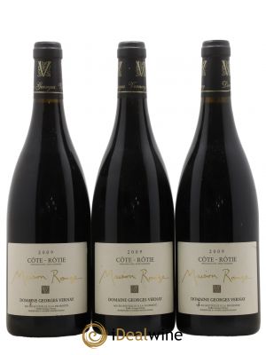Côte-Rôtie Maison Rouge Georges Vernay  2009 - Lot de 3 Bouteilles