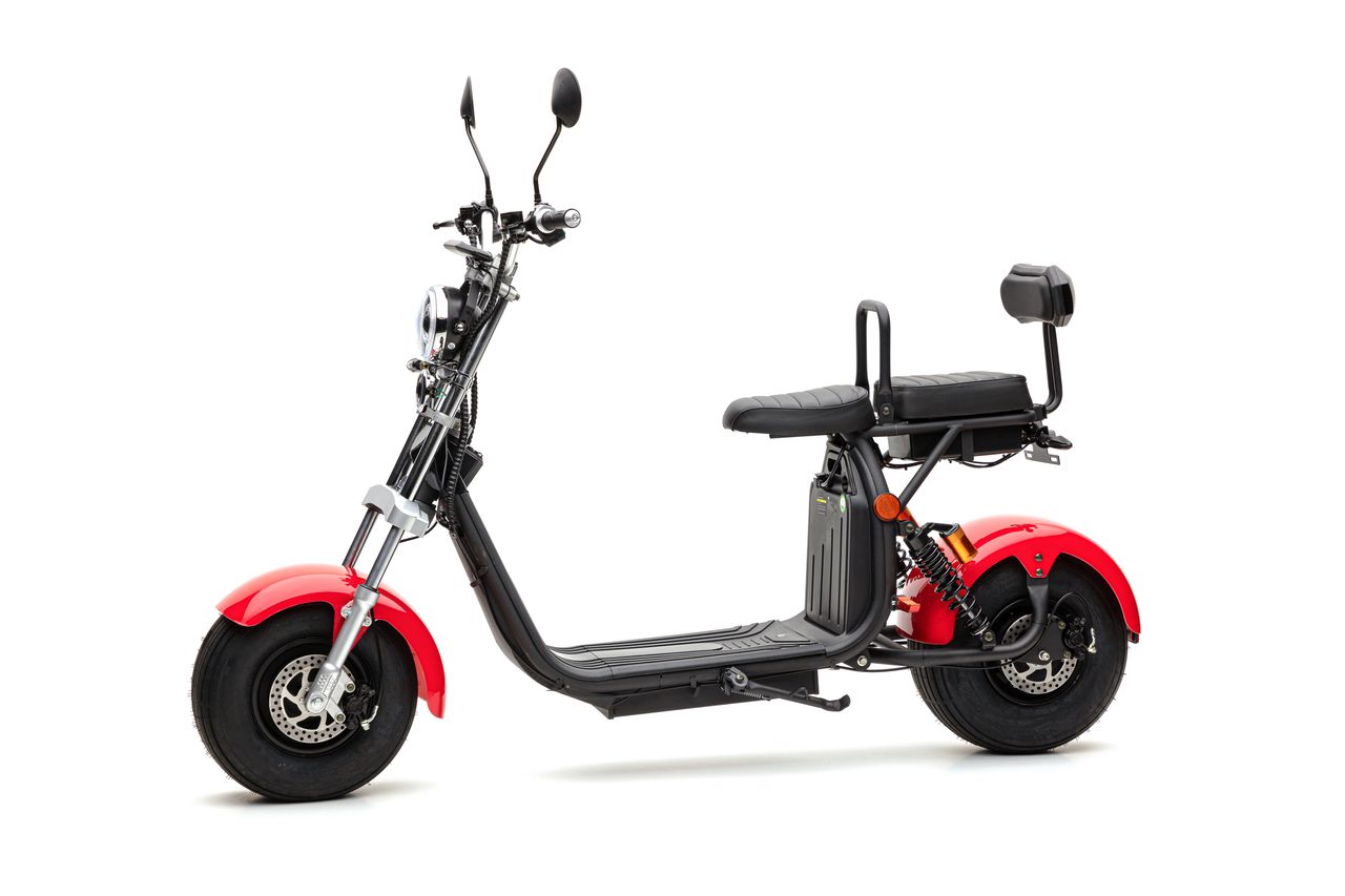 Econelo Elektro Zweiradroller ECONELO Chopper  CMD 05 Rot