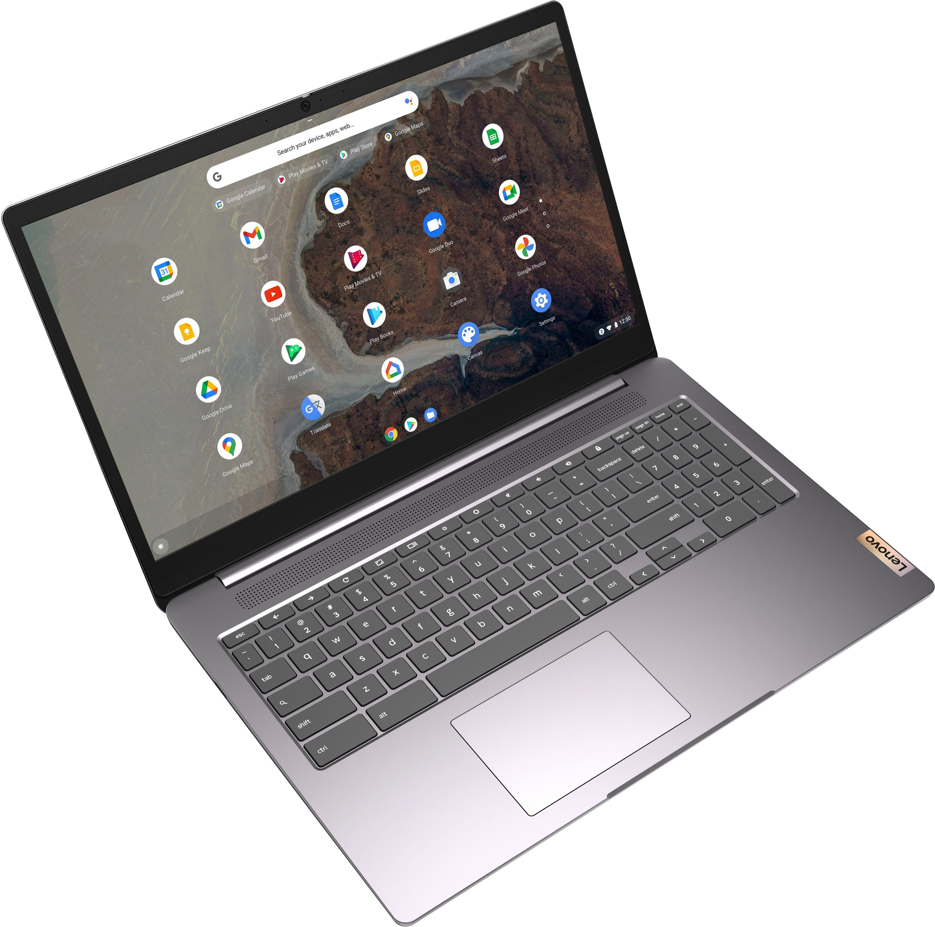 Lenovo IdeaPad 3 Chrome 15IJL6 Chromebook (39,62 cm/15,6 Zoll, Intel Pentium Silber N6000, UHD Graphics, 128 GB SSD)