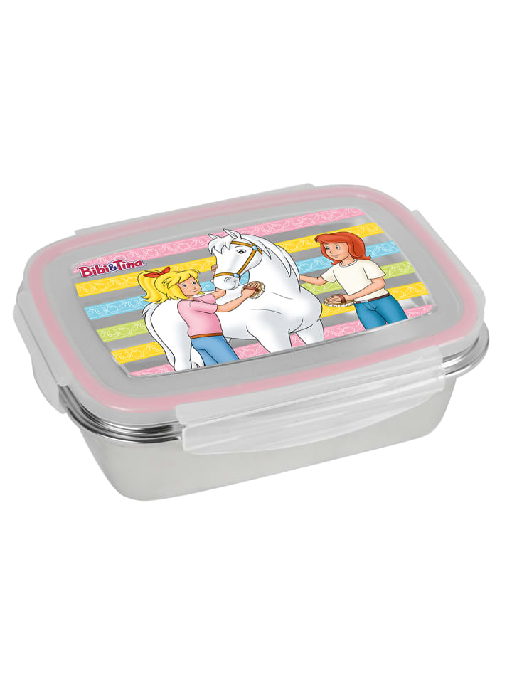 Geda Labels Brotdose Bibi und Tina Freunde in Rosa - 850 ml günstig kaufen onesize