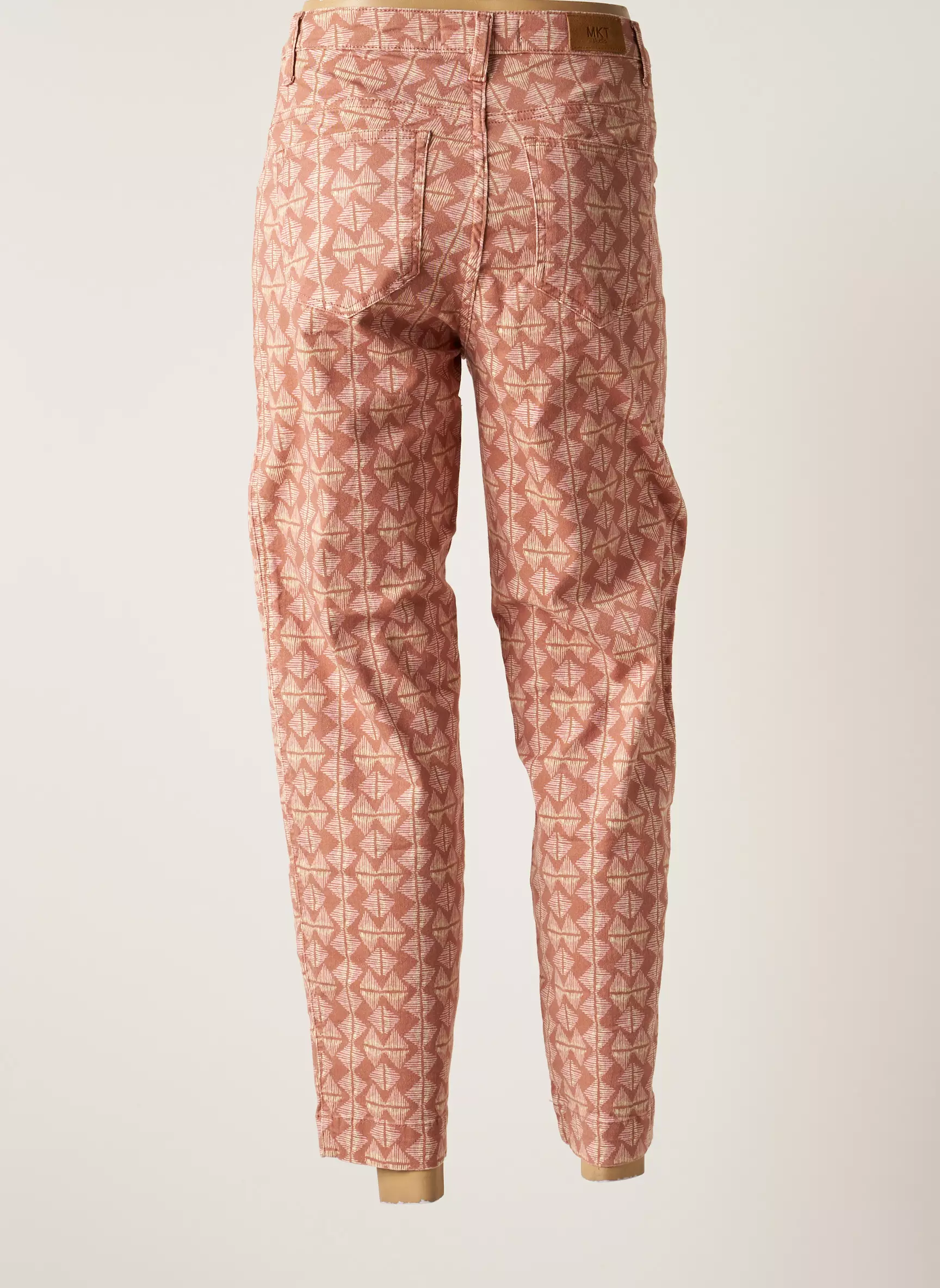 Mkt Studio Pantalons Droits Femme couleur marron
